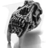 Schmuckatelli Sabertooth Skull Bead (Pewter)
