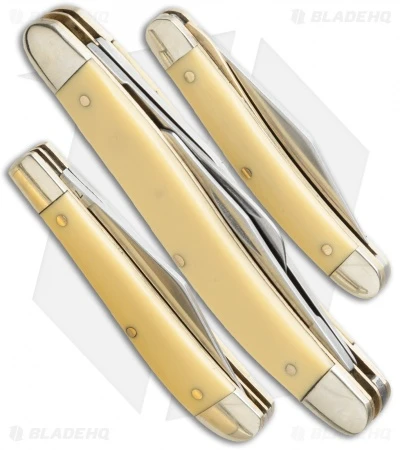 Old Timer Limited Edition Gift Set (3 Knives) SCPROM-15-1CP Old Timer Limited Edition Gift Set (3 Knives) SCPROM-15-1CP -Blade HQ schrade uncle henry scprom 15 1cp side cm