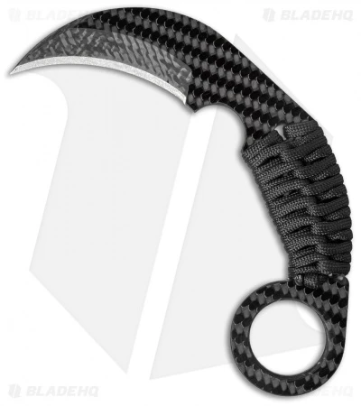 Schwartz Tactical Vengeance Karambit Fixed Blade Knife CF (2.75" CF/Ti) Schwartz Tactical Vengeance Karambit Fixed Blade Knife CF (2.75" CF/Ti) -Blade HQ schwartz tactical swz05 cm