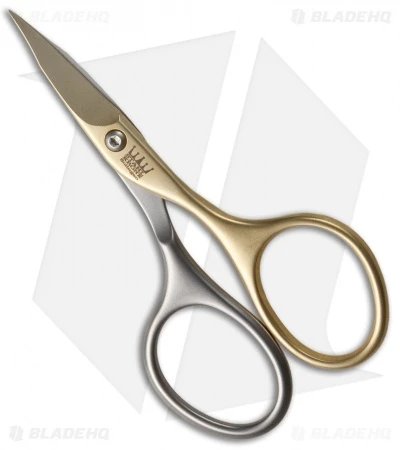 Simba TEC Stahl Krone Manicure Scissors Champagne Simba TEC Stahl Krone Manicure Scissors Champagne -Blade HQ simba tec stahl krone scissors champayne side jm