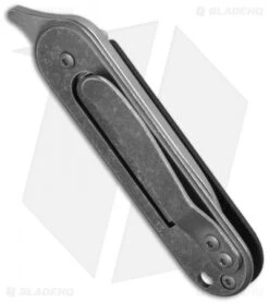 Serge Panchenko Bean Flipper Black G-10 (2" Tumbled) -Blade HQ sp bean black g10 side cm