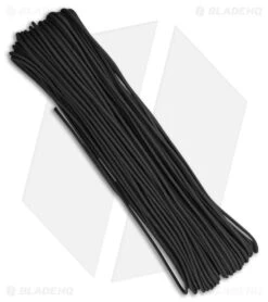 Tactical Nylon Braided 275 Black Paracord (100')
