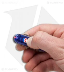 Victorinox Swiss Army Knife Signature II Translucent Sapphire 55192 -Blade HQ victorinox signature II translucent sapphire 55192 BHQ 47359 er hand