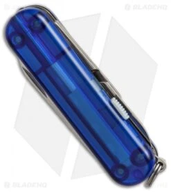 Victorinox Swiss Army Knife Signature II Translucent Sapphire 55192 -Blade HQ victorinox signature II translucent sapphire 55192 BHQ 47359 er spine