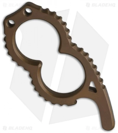 Wilmont Knives Beerdefender Bottle Opener Popper - Bronze Titanium Wilmont Knives Beerdefender Bottle Opener Popper - Bronze Titanium -Blade HQ wilmont bronze ti beerdefender brtibd side cm
